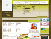 Tablet Screenshot of cuisine-francaise.com